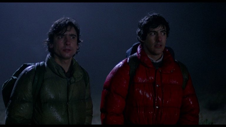 Screen capture from An American Werewolf in London