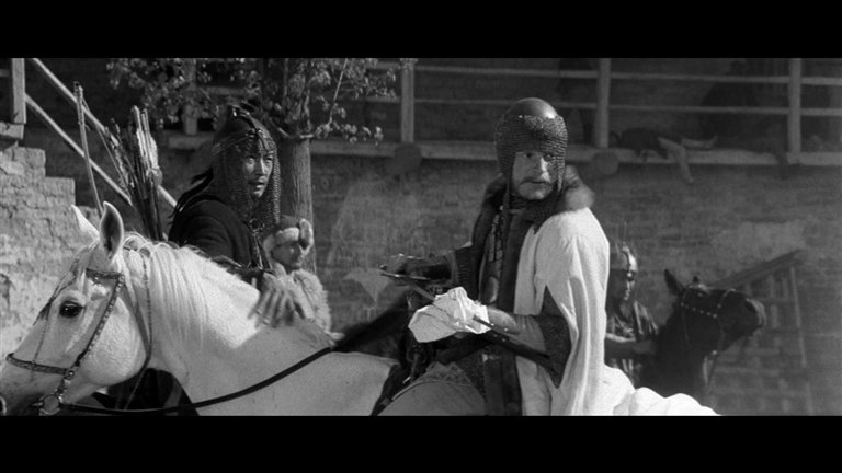 Screen capture from Andrei Rublev