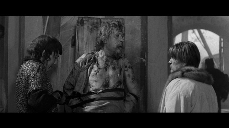 Screen capture from Andrei Rublev