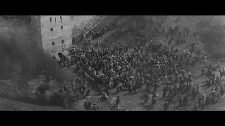 Screen capture from Andrei Rublev