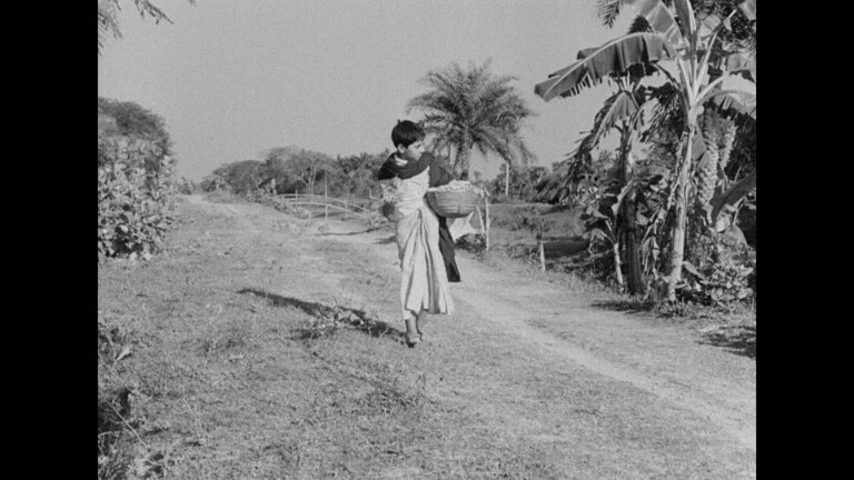Screen capture from Aparajito
