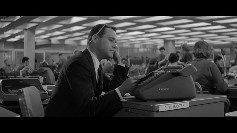 Screen capture from The Apartment