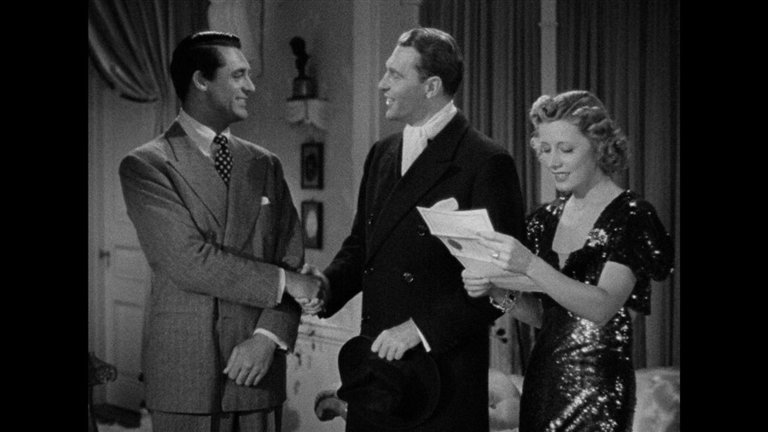 Screen capture from The Awful Truth