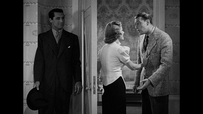 Screen capture from The Awful Truth