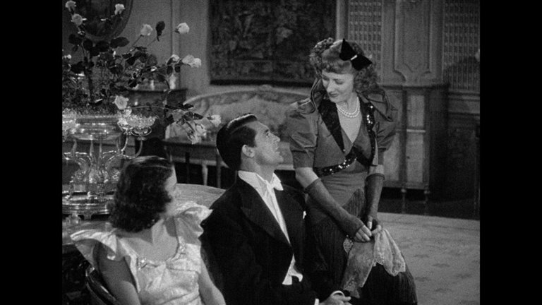 Screen capture from The Awful Truth