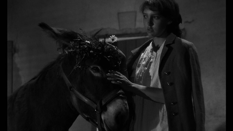 Screen capture from Au hasard Balthazar
