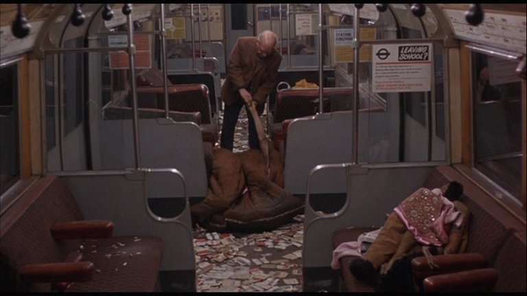 Screen capture from The Bed Sitting Room