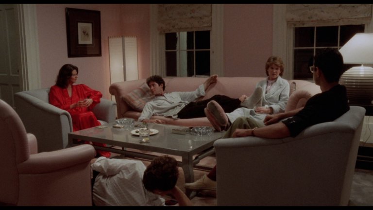 Screen capture from The Big Chill