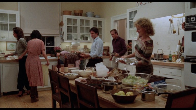 Screen capture from The Big Chill