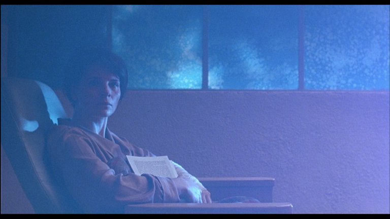 Screen capture from Three Colors: Blue