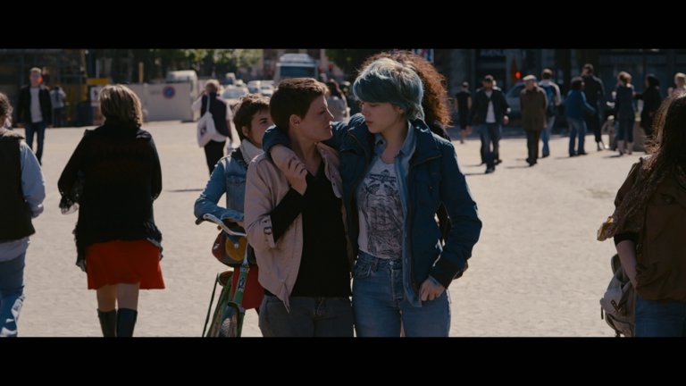 Screen capture from Blue Is the Warmest Color