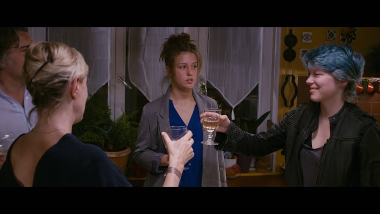 Screen capture from Blue Is the Warmest Color