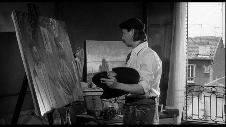 Screen capture from La vie de bohème