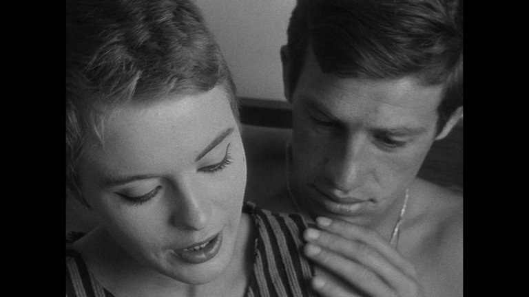 Screen capture from Breathless