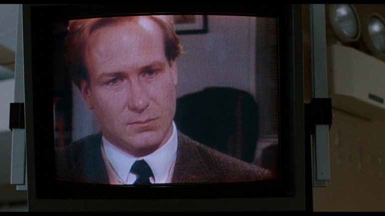 Screen capture from Broadcast News
