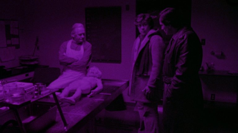Screen capture from The Brood