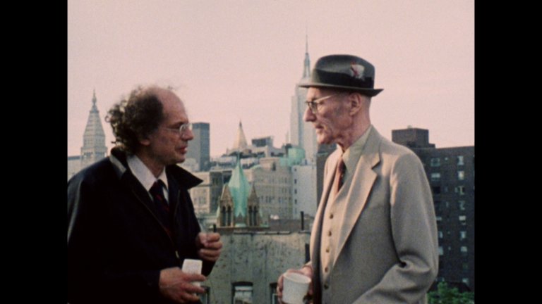 Screen capture from Burroughs: The Movie