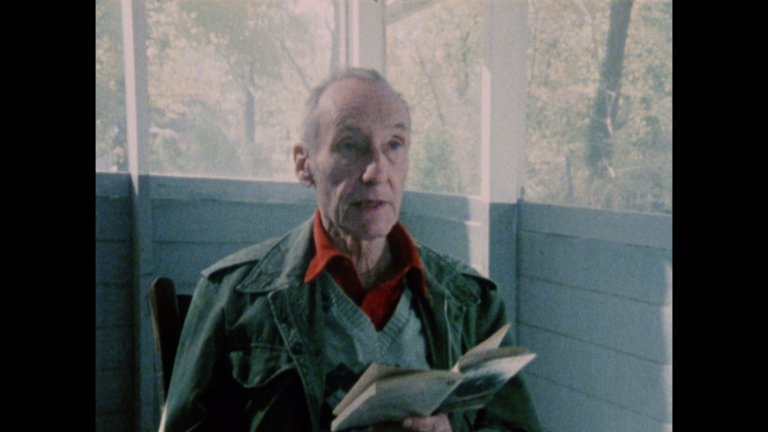 Screen capture from Burroughs: The Movie