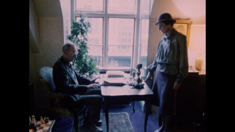 Screen capture from Burroughs: The Movie
