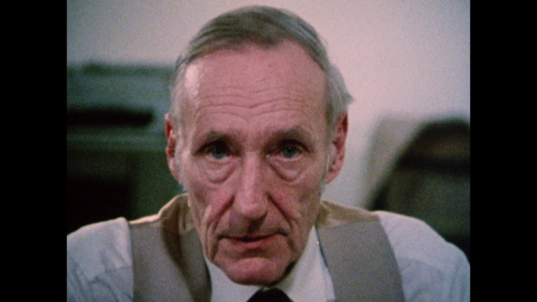 Screen capture from Burroughs: The Movie