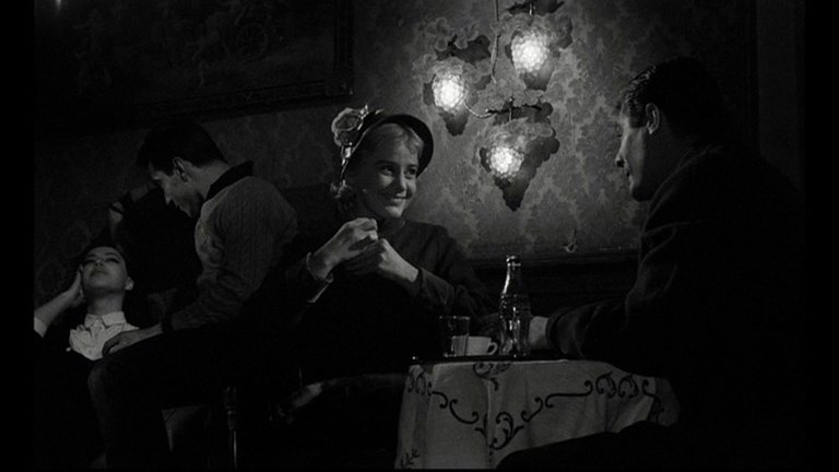 Screen capture from Le notti bianche