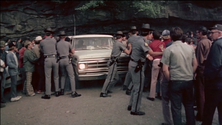 Screen capture from Harlan County USA