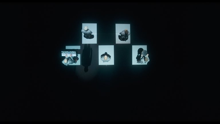 Screen capture from David Byrne's American Utopia