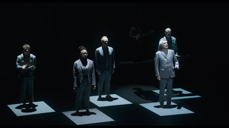 Screen capture from David Byrne's American Utopia