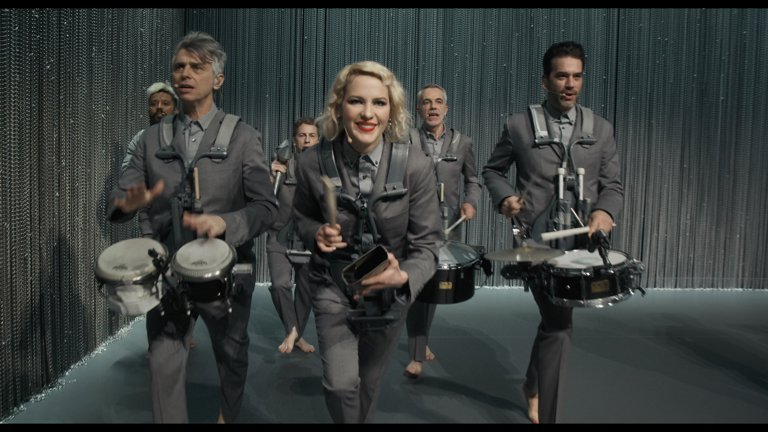Screen capture from David Byrne's American Utopia