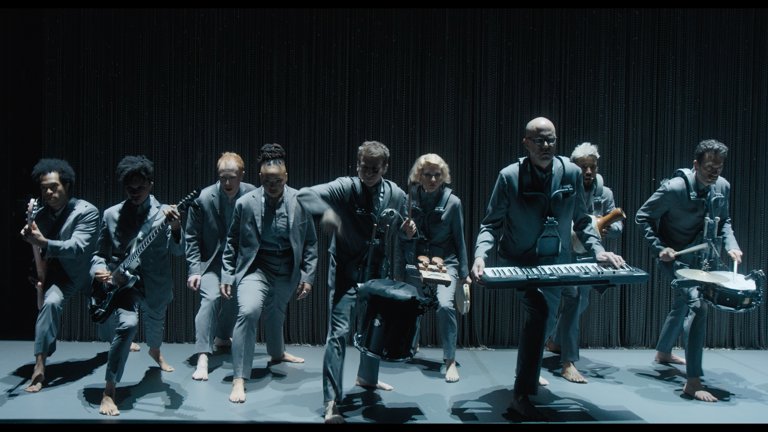 Screen capture from David Byrne's American Utopia
