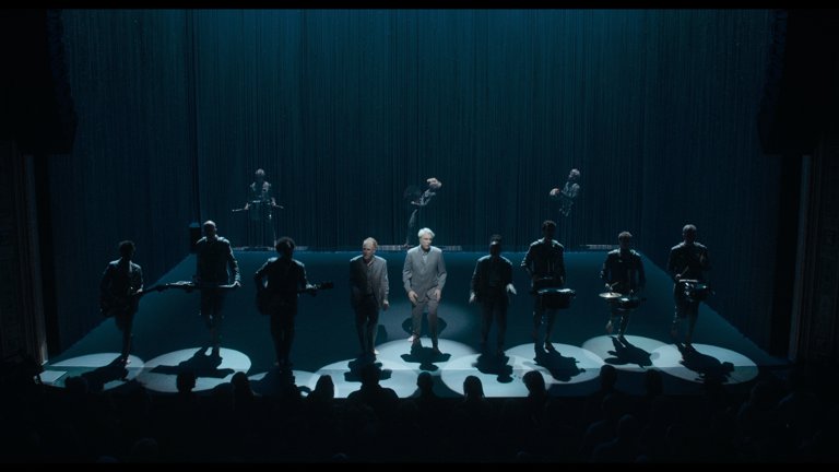 Screen capture from David Byrne's American Utopia