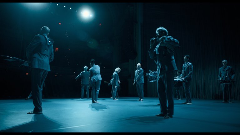 Screen capture from David Byrne's American Utopia