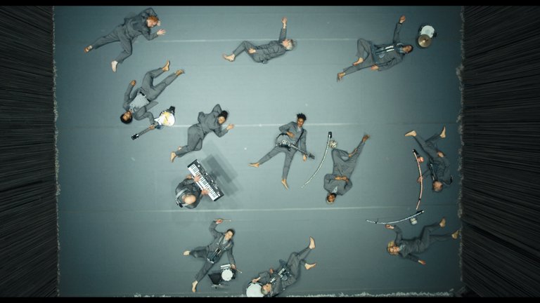 Screen capture from David Byrne's American Utopia
