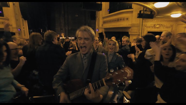 Screen capture from David Byrne's American Utopia