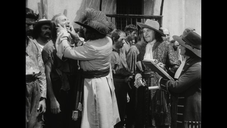 Screen capture from Captain Blood