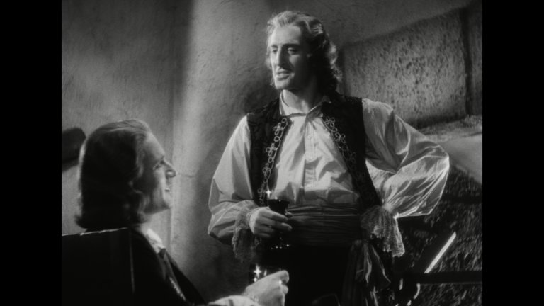 Screen capture from Captain Blood