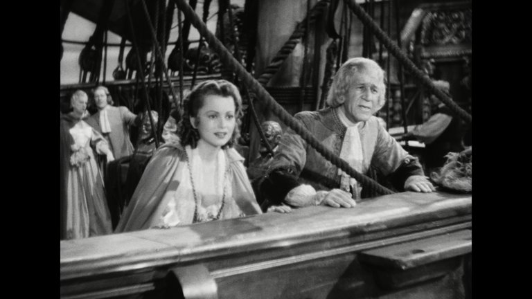 Screen capture from Captain Blood