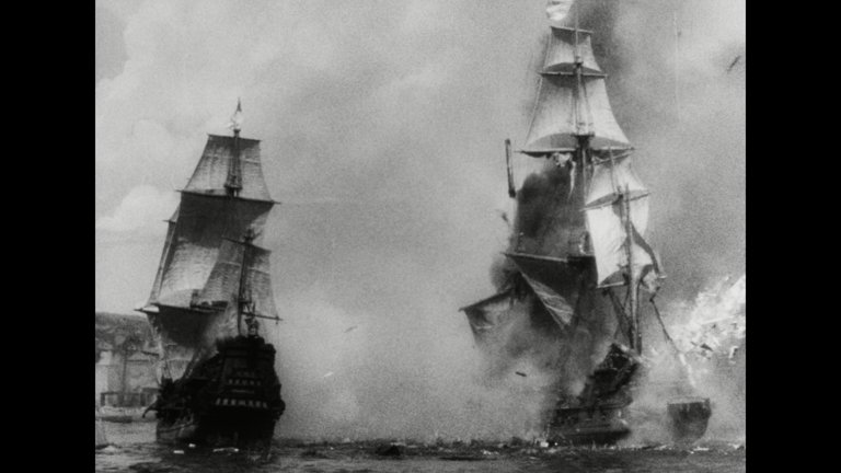 Screen capture from Captain Blood