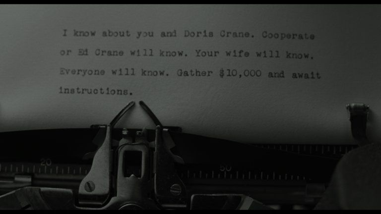 Screen capture from The Man Who Wasn't There