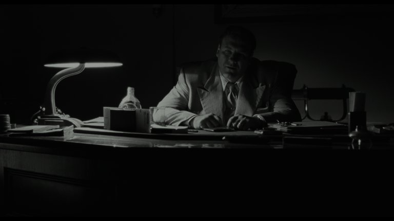Screen capture from The Man Who Wasn't There