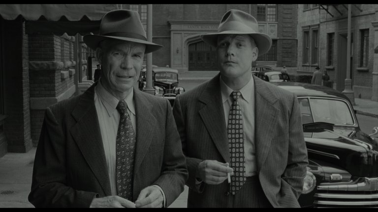Screen capture from The Man Who Wasn't There