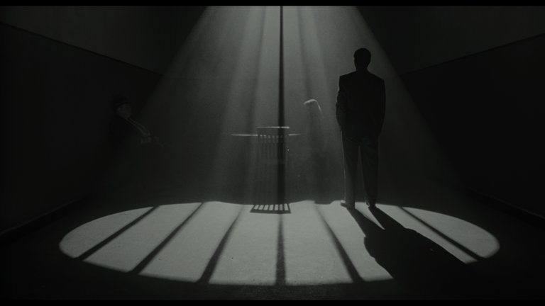 Screen capture from The Man Who Wasn't There