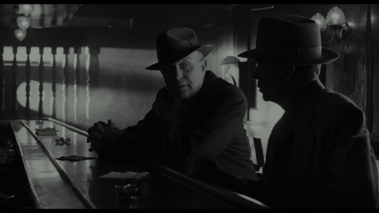 Screen capture from The Man Who Wasn't There