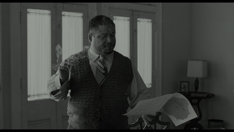 Screen capture from The Man Who Wasn't There