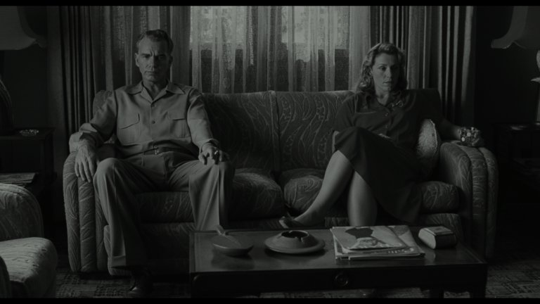 Screen capture from The Man Who Wasn't There