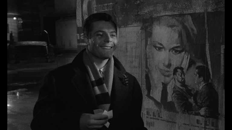 Screen capture from Le notti bianche