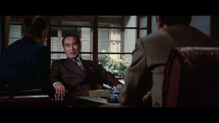 Screen capture from The Japanese Godfather Trilogy