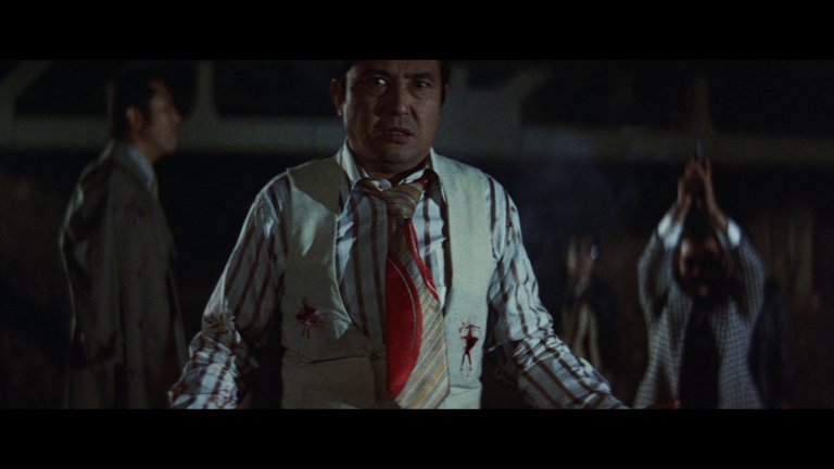 Screen capture from The Japanese Godfather Trilogy