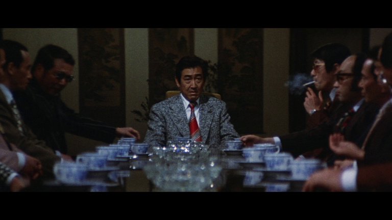 Screen capture from The Japanese Godfather Trilogy