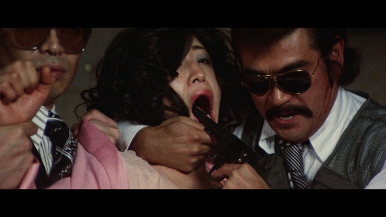 Screen capture from The Japanese Godfather Trilogy